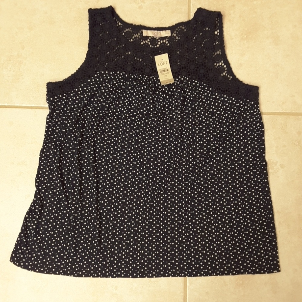 Ann Taylor Loft Tank Top Size Medium Petite NEW